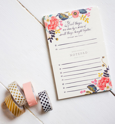 notepad from nouvelle