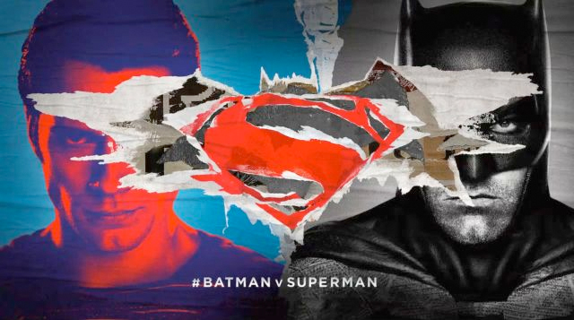 batman v superman poster