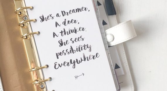 dreamer planner dashboard from etsy