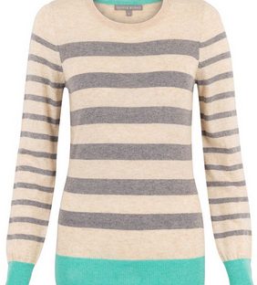 colour block jumper from oliver bonas