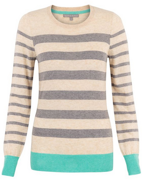 colour block jumper from oliver bonas