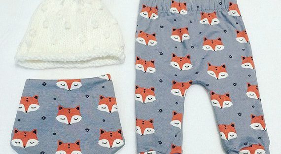 fox leggings from sew kuddly