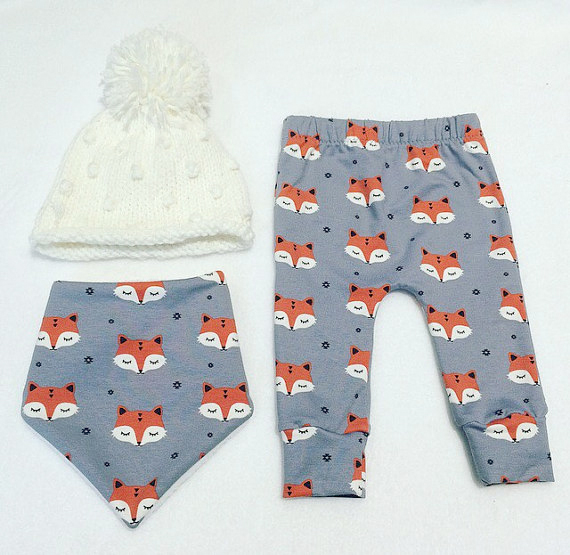fox leggings from sew kuddly