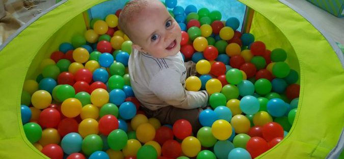 jenson ball pit one year