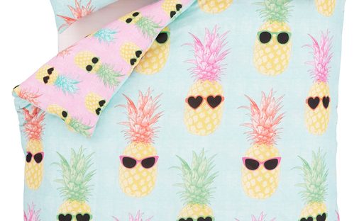 catherine lansfield pineapple bedding from iwoot