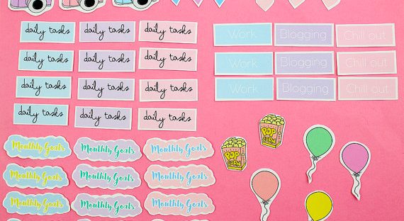 dorkface planner stickers
