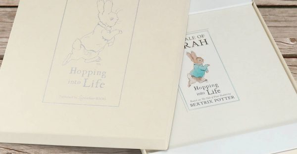 personalised peter rabbit book from not on the high street