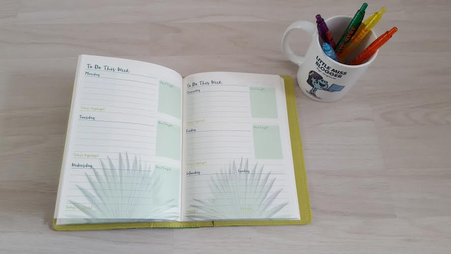 blog organisation and bullet journalling with paperchase