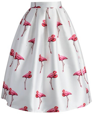 flamingo skirt from little wings factory