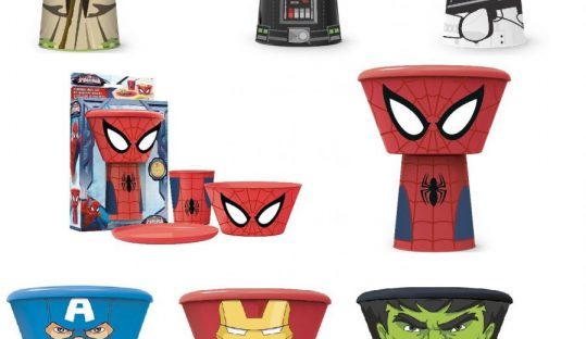 stackable superhero dinner set from ebay