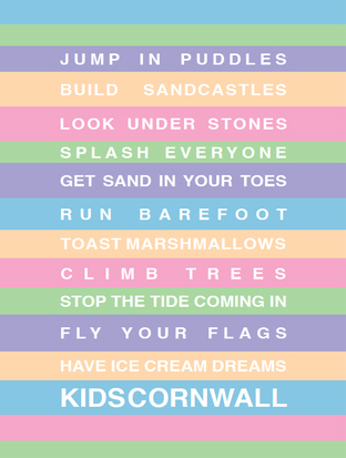 cornwall print for children from sea kisses