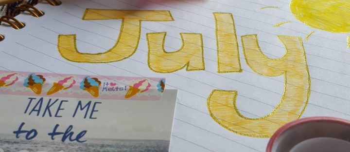 july bullet journal