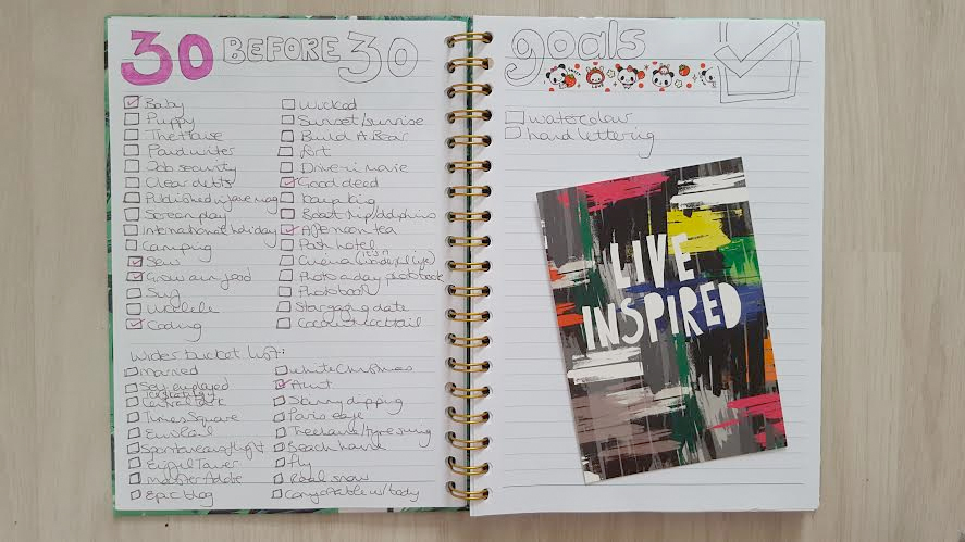 my bullet journal - goals