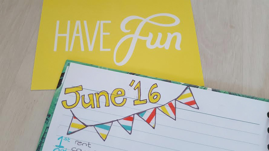 my bullet journal june 2016