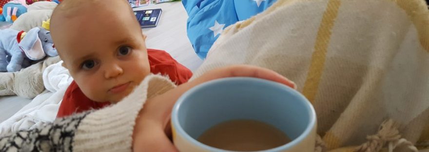 sunday snapshot coffee and baby