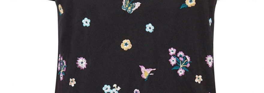 embroidered top from oasis