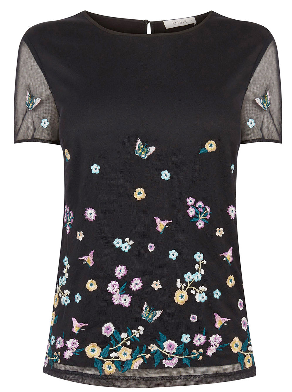 embroidered top from oasis