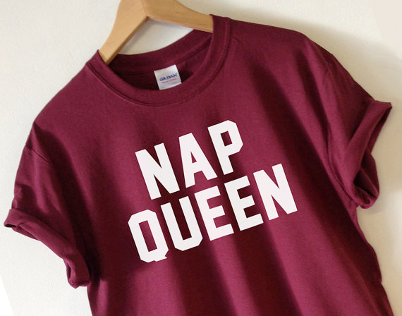 nap queen tshirt from etsy