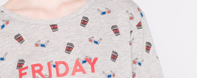 friday mood tshirt from pull and bear