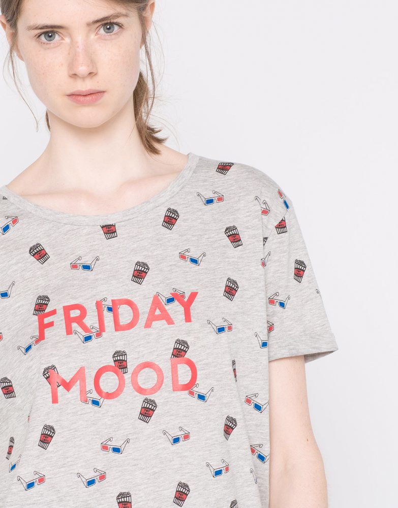 friday mood tshirt from pull and bear