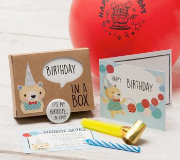 birthday box from not on the high street