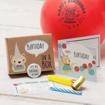 birthday box from not on the high street