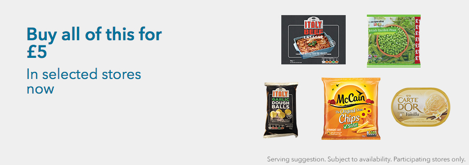 co-op frozen meal deal