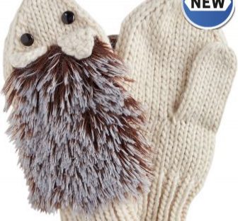 hedgehog mittens from joe browns