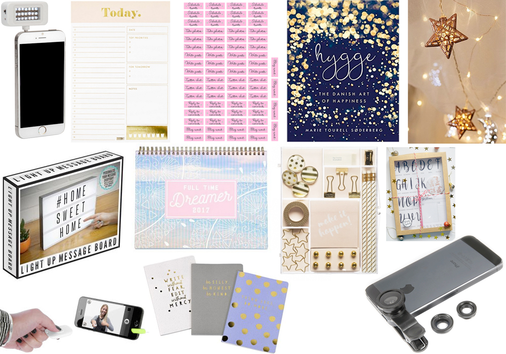 2016 christmas gift guide for bloggers