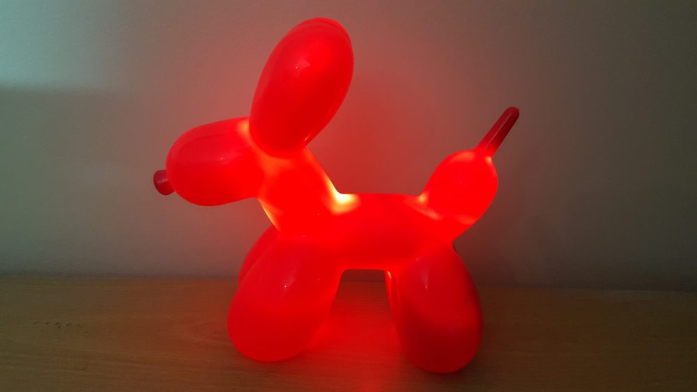 balloon dog night light from totally funky
