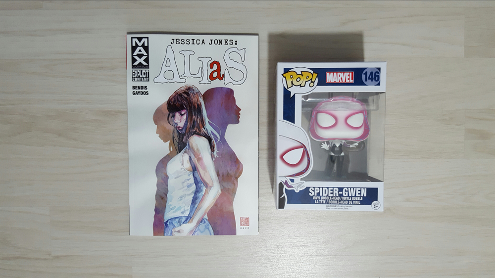 29th birthday - alias volume and spider gwen bobble pop vinyl