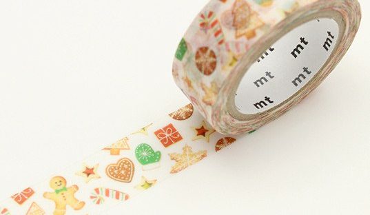 christmas cookie washi tape from fox and star