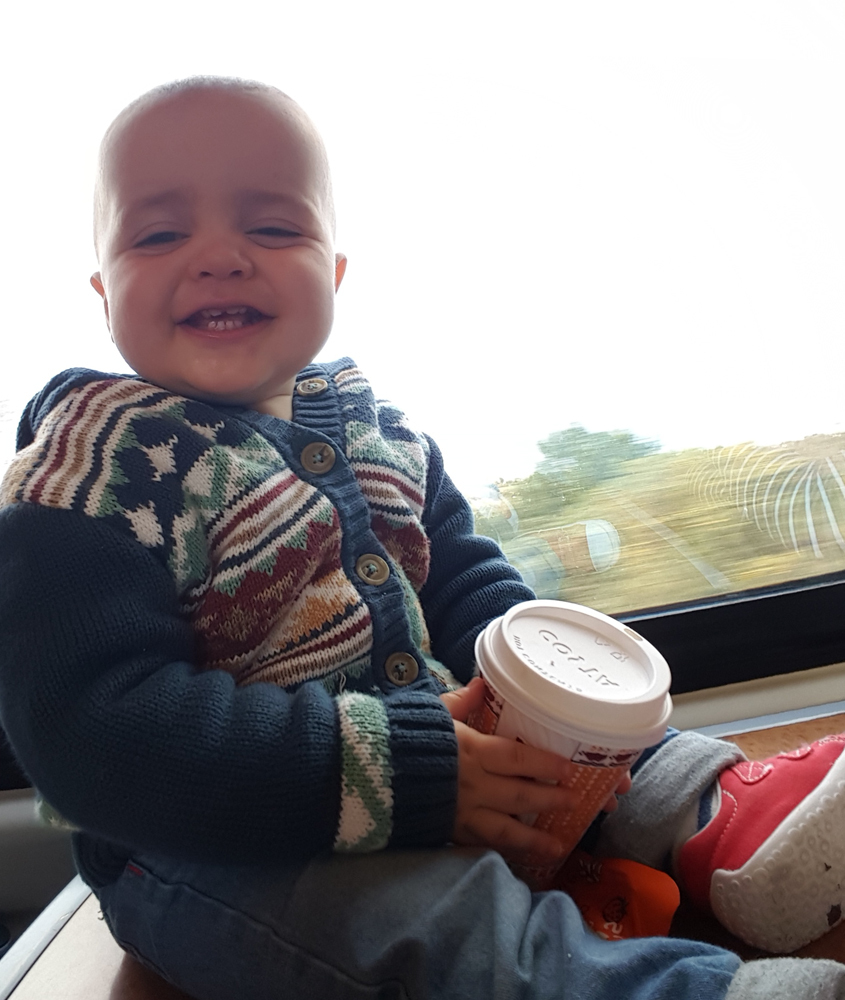 jensons first train ride