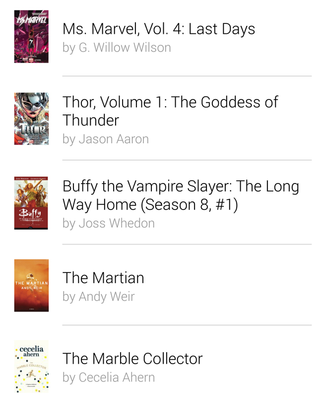 my goodreads reading challenge 2016