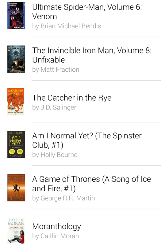my goodreads reading challenge 2016