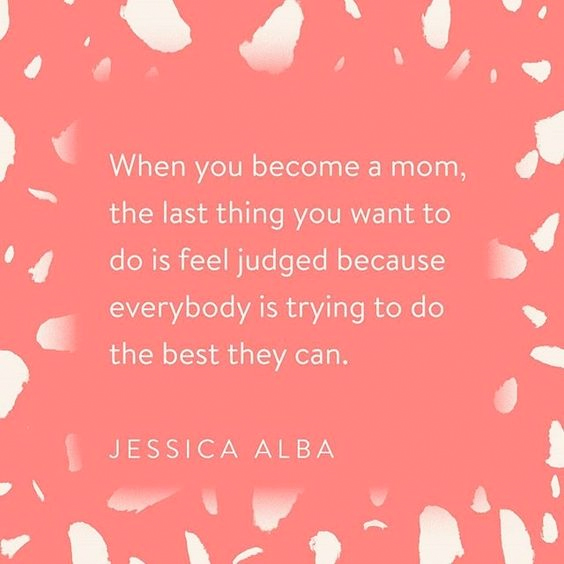jessica alba mum guilt quote