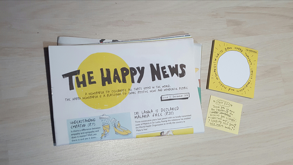 the happy newspaper