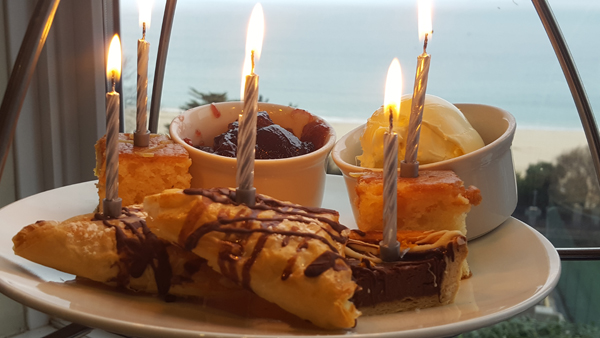 Afternoon tea at the St Ives Harbour Hotel and Spa