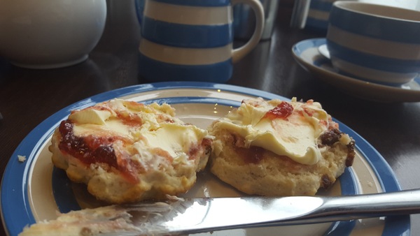 Afternoon tea at the St Ives Harbour Hotel and Spa