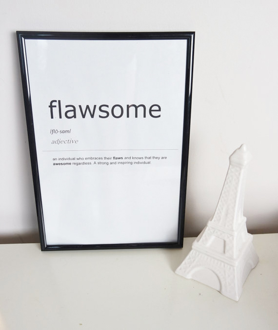 flawsome print by blushed creations