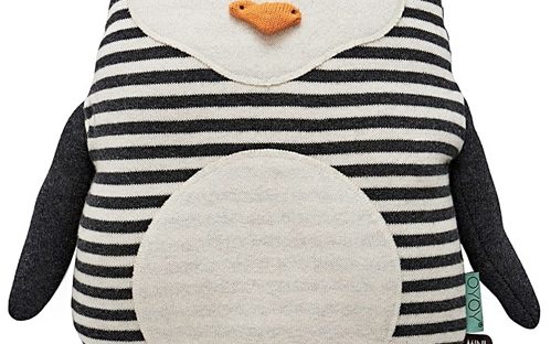 penguin cushion from oliver bonas