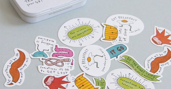 simple reminders stickers from department store for the mind
