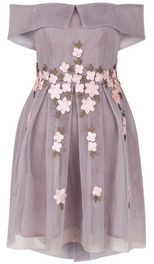 embroidered dress from new look