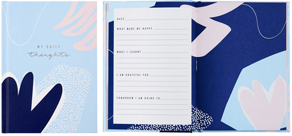 my daily thoughts journal from kikkik