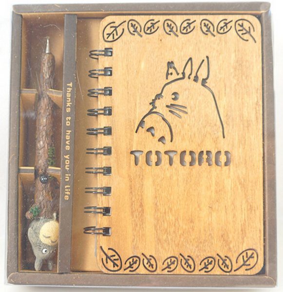 totoro notebook and pen from amazon