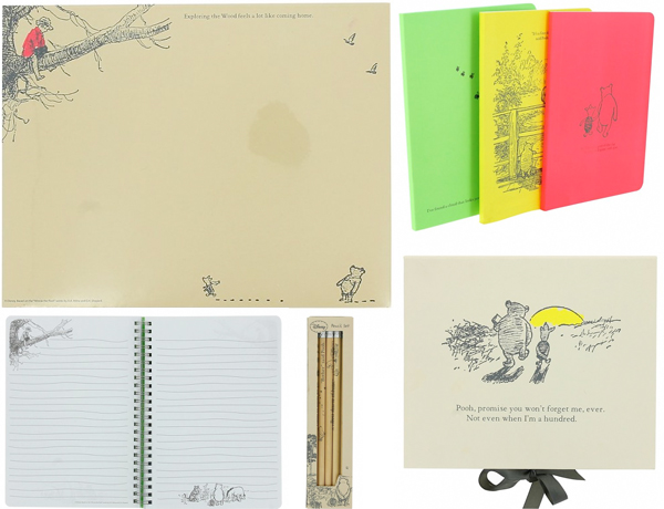 winnie the pooh stationery from truffle shuffle
