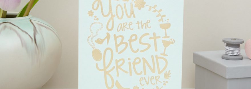 best friend ever card