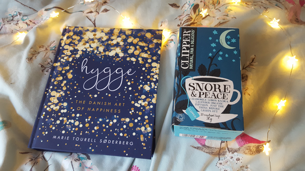self-care sunday book and tea