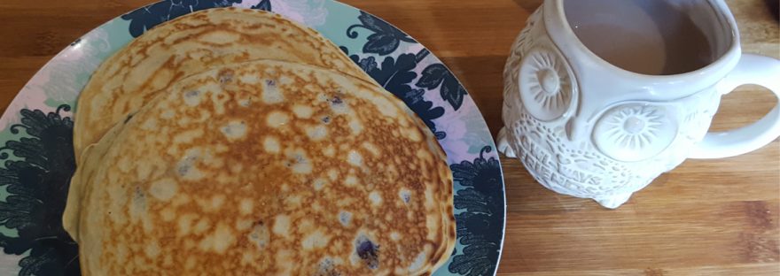 blueberry and lemon pancakes