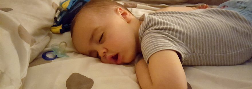 Jenson sleeping two years old